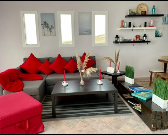 Posezení v ubytování La Casita