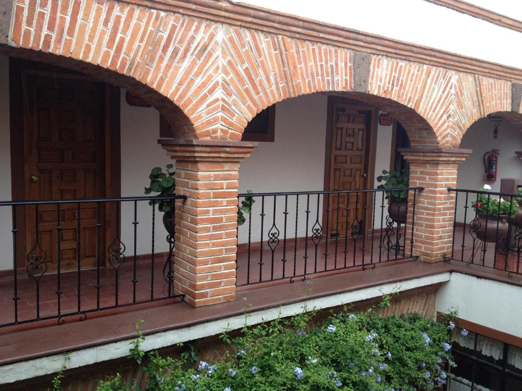 Balkón nebo terasa v ubytování Hotel Casa de Vino