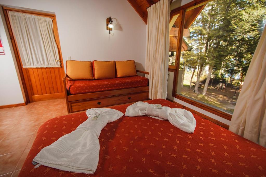 Postel nebo postele na pokoji v ubytování Melewe