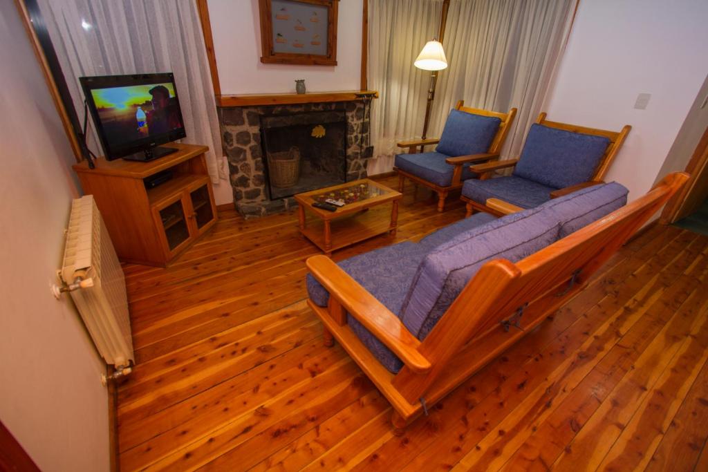 TV a/nebo společenská místnost v ubytování Melewe