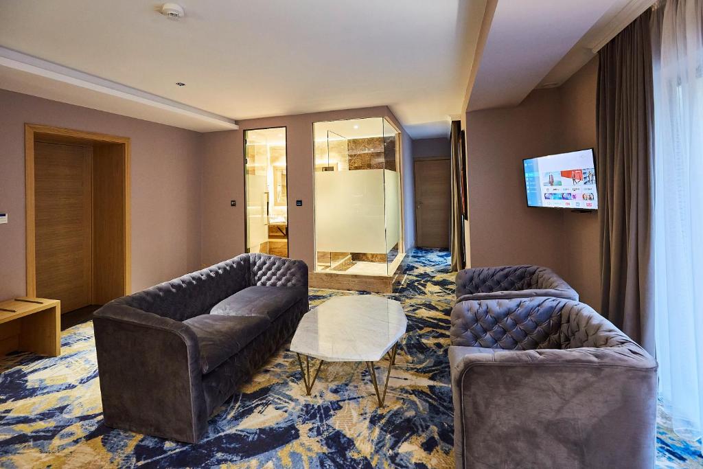 TV i/ili multimedijalni sistem u objektu A Hoteli - Hotel Park