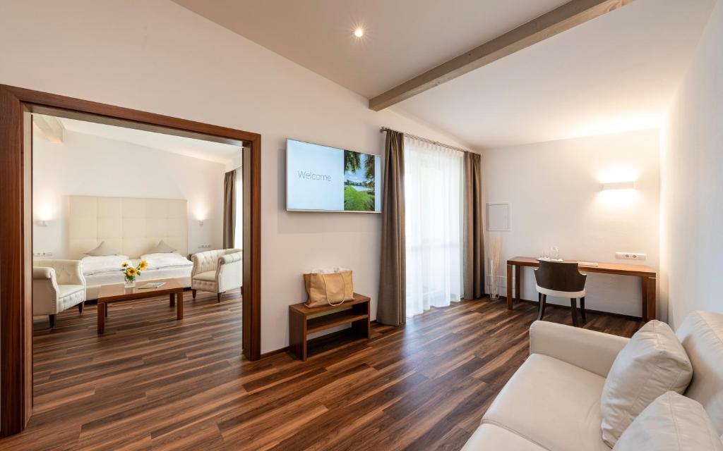 Posezení v ubytování Hotel Mandelhof