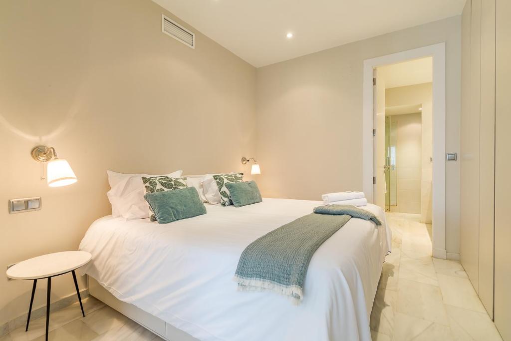 Postel nebo postele na pokoji v ubytování Madrid Rental Flats - Alquiler de Temporada