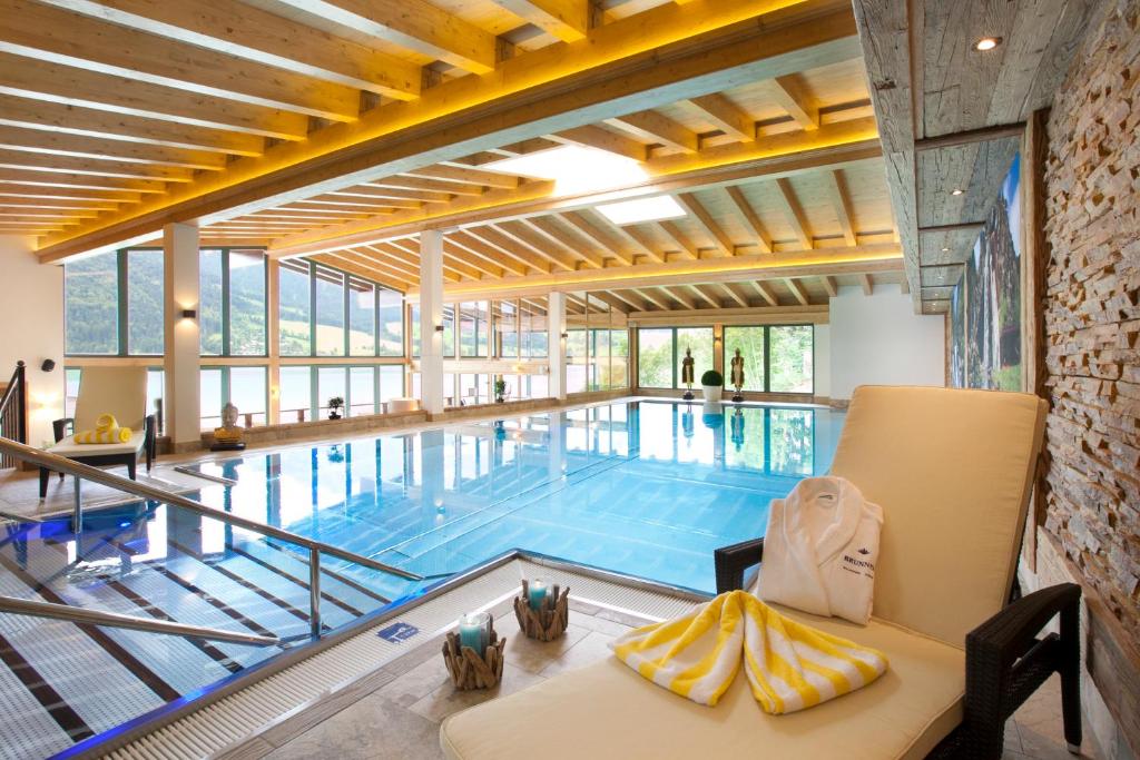 Bazén v ubytování Seehotel Brunner nebo v jeho okolí