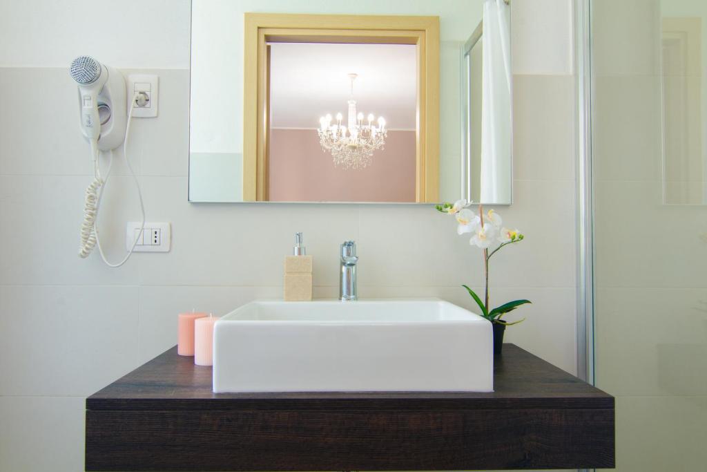 Koupelna v ubytování Arcobaleno Suites
