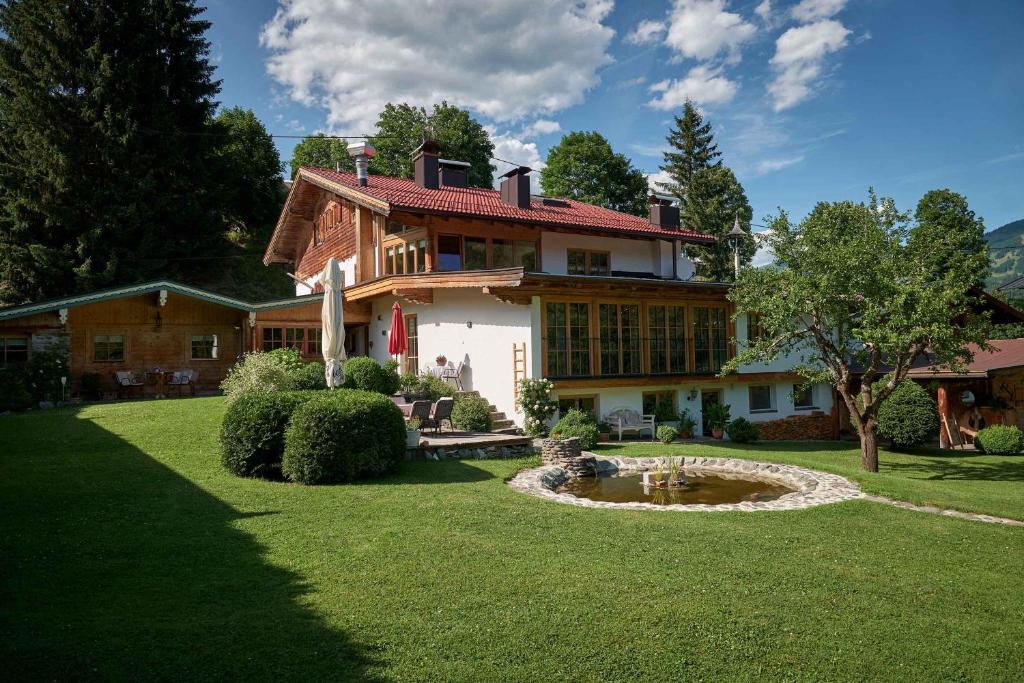 Zahrada ubytování Saukaserstub'n Apartments - Ferienwohnung Schützkogel