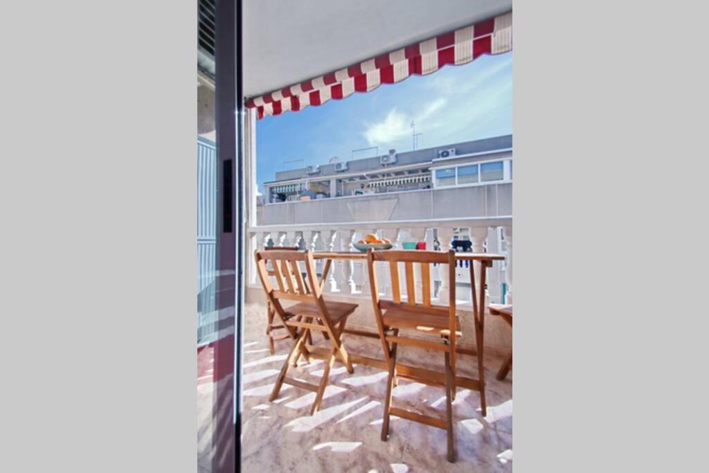 Balkón alebo terasa v ubytovaní Apartment San Pascual