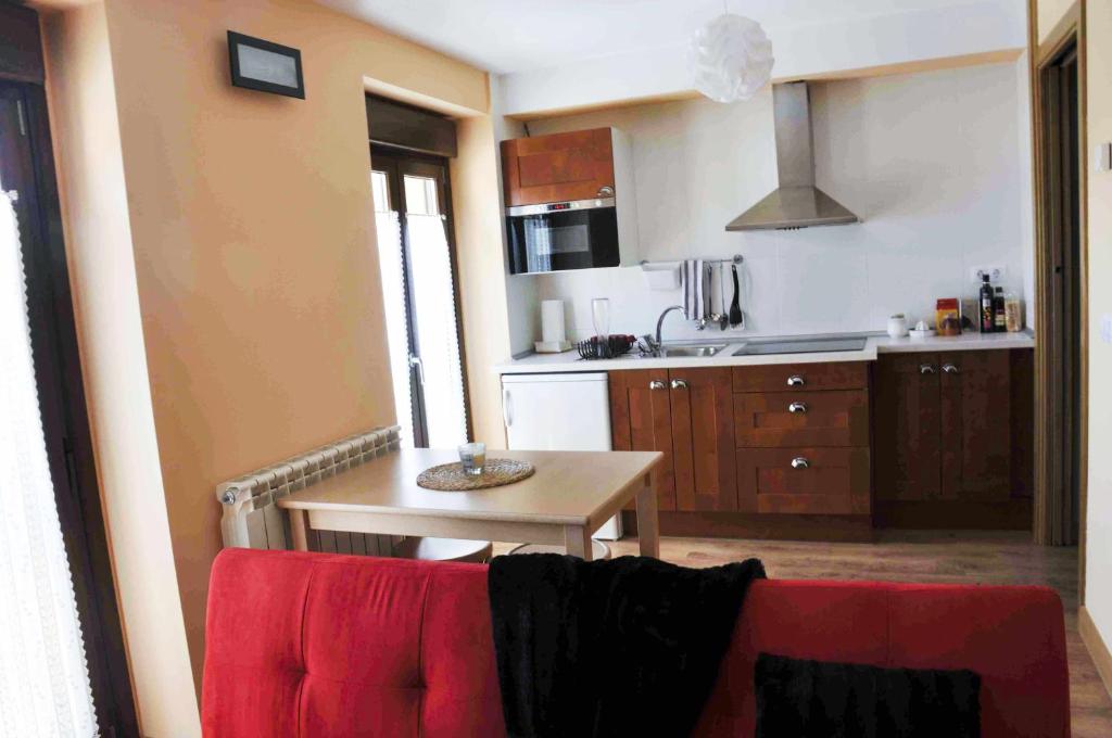 Kuchnia lub aneks kuchenny w obiekcie La casa del rebote