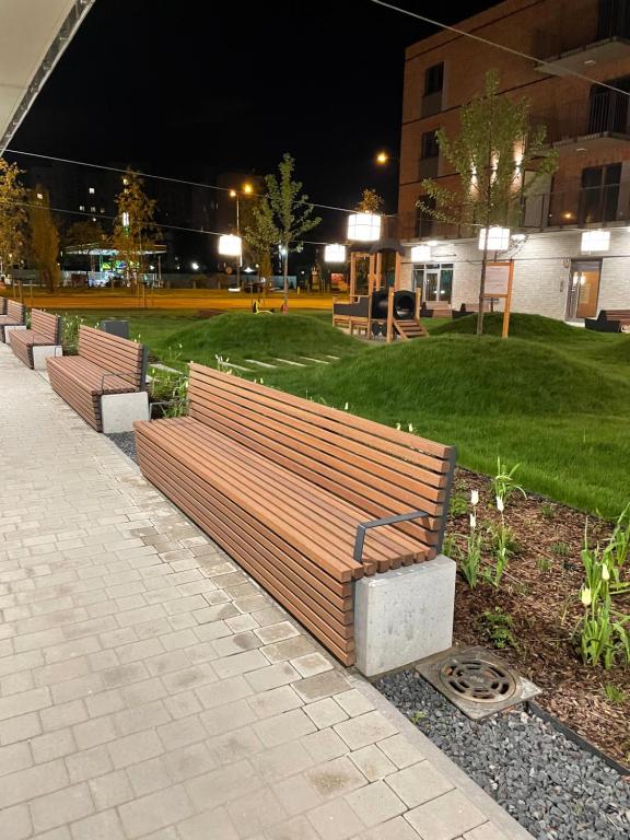 Vonkajšia záhrada v ubytovaní Millennium Express Green