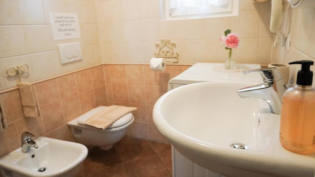 Koupelna v ubytování B&B Casa Dolce Casa