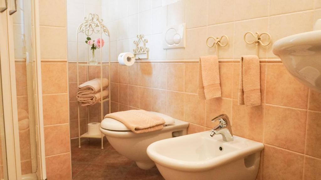 Koupelna v ubytování B&B Casa Dolce Casa
