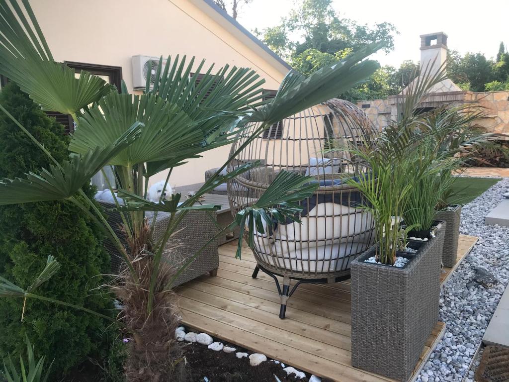 Zahrada ubytování Holiday Home Villa Monica