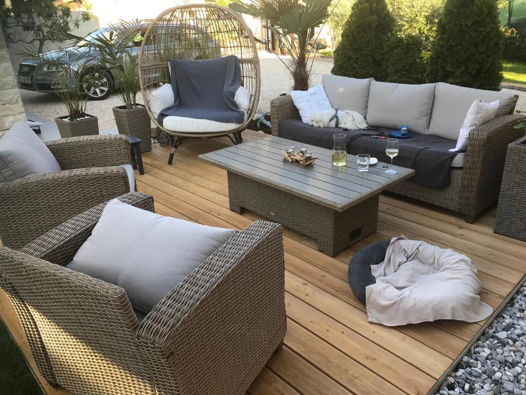 Posezení v ubytování Holiday Home Villa Monica