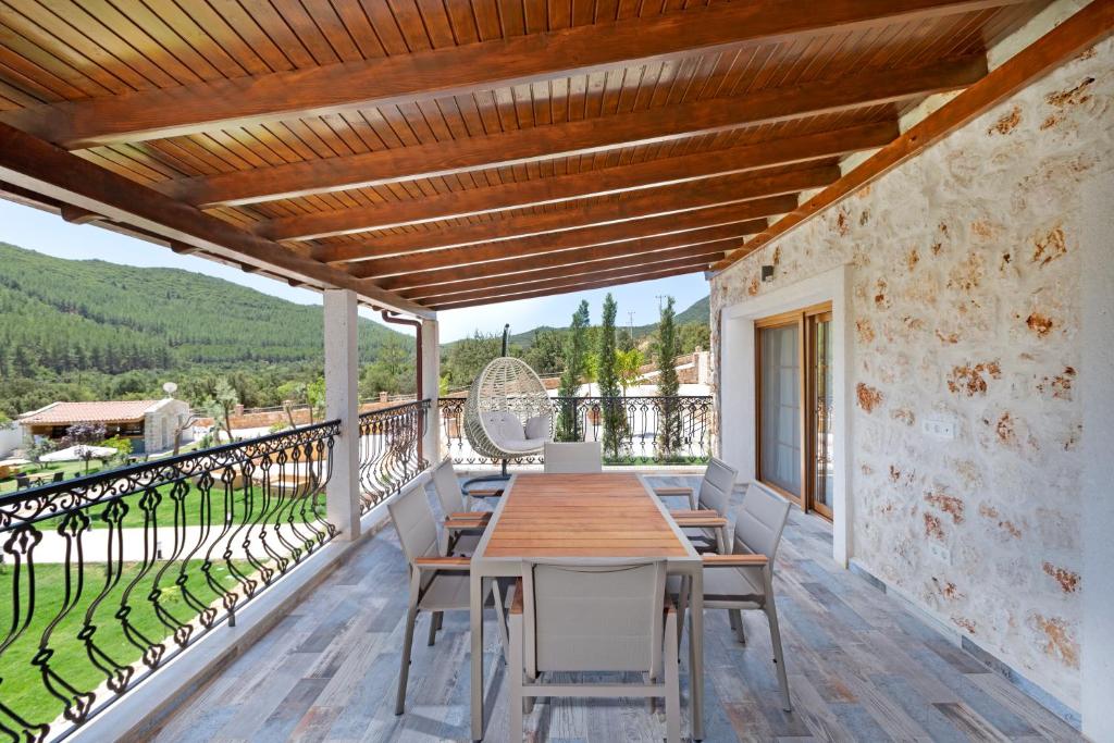 Balkón nebo terasa v ubytování Kairos Hotel
