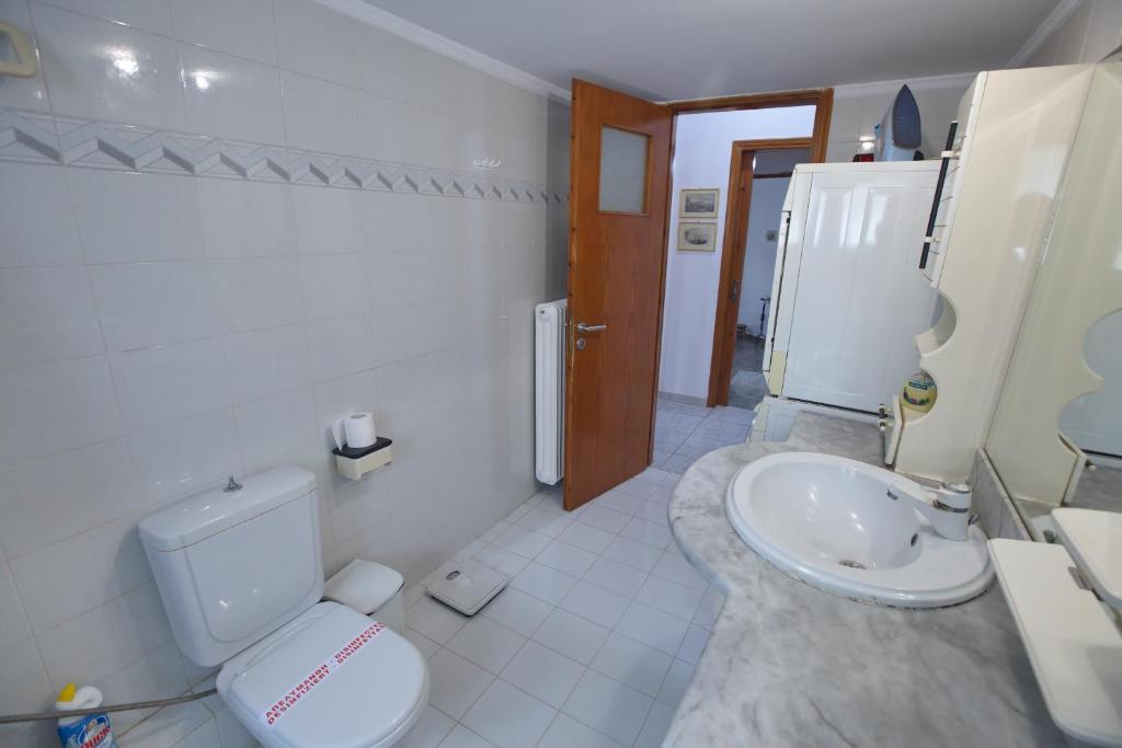 Koupelna v ubytování Villa Ioanna