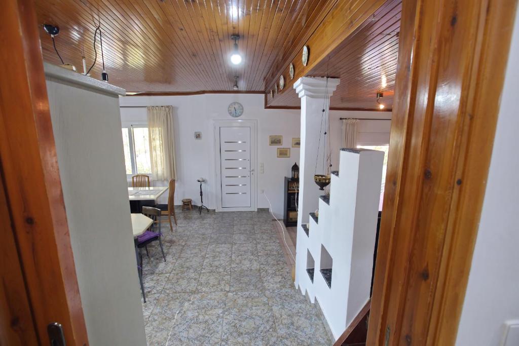 Kuchyň nebo kuchyňský kout v ubytování Villa Ioanna
