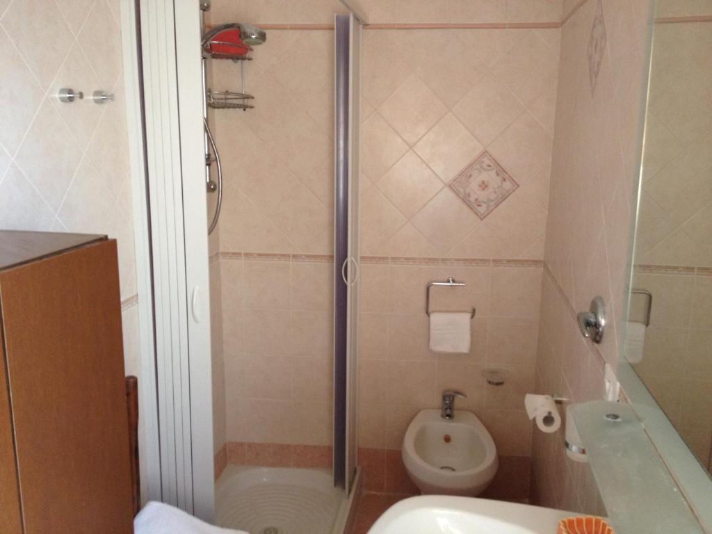 Koupelna v ubytování Casa Levante