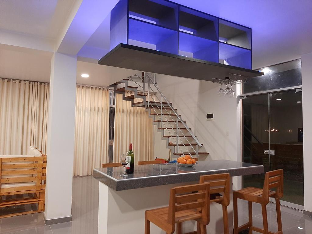 Dapur atau dapur kecil di Exclusiva casa de campo en Condominio La Hacienda - Ica