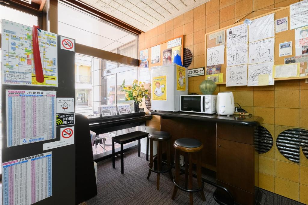 Kuchyň nebo kuchyňský kout v ubytování Tabist HotelNakajima Fuji