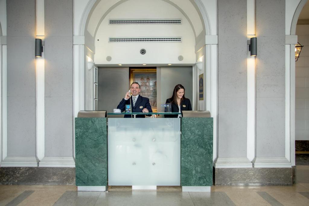 Lobby/Rezeption in der Unterkunft Best Western Hotel Astrid