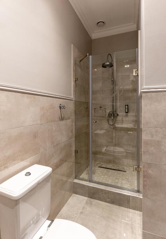 Koupelna v ubytování Dvoryansky Hotel