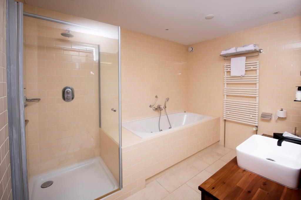 Koupelna v ubytování Nobel Hotel Ameland