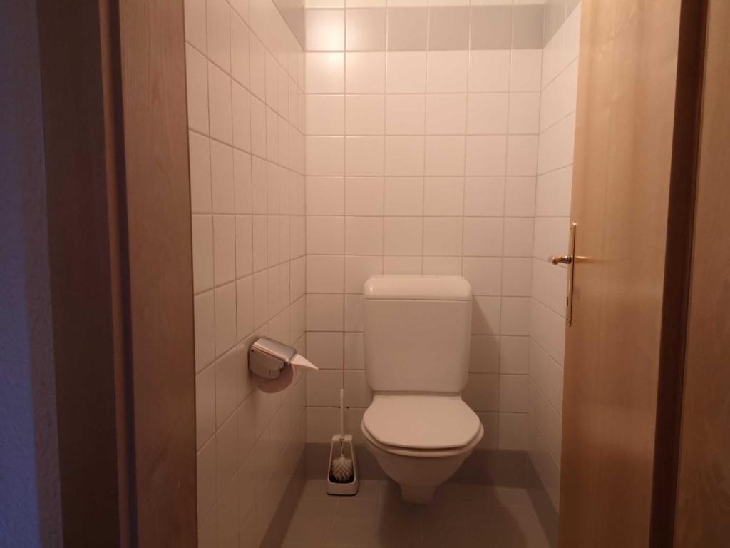 Koupelna v ubytování Appartements Duengler