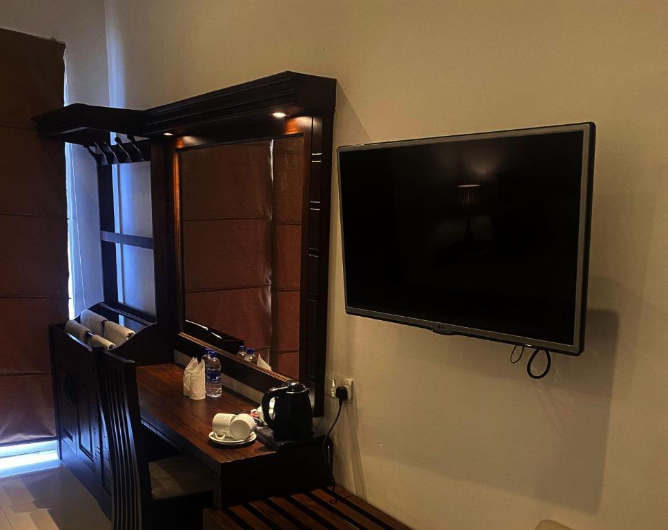 TV a/nebo společenská místnost v ubytování Hotel Bamiyan