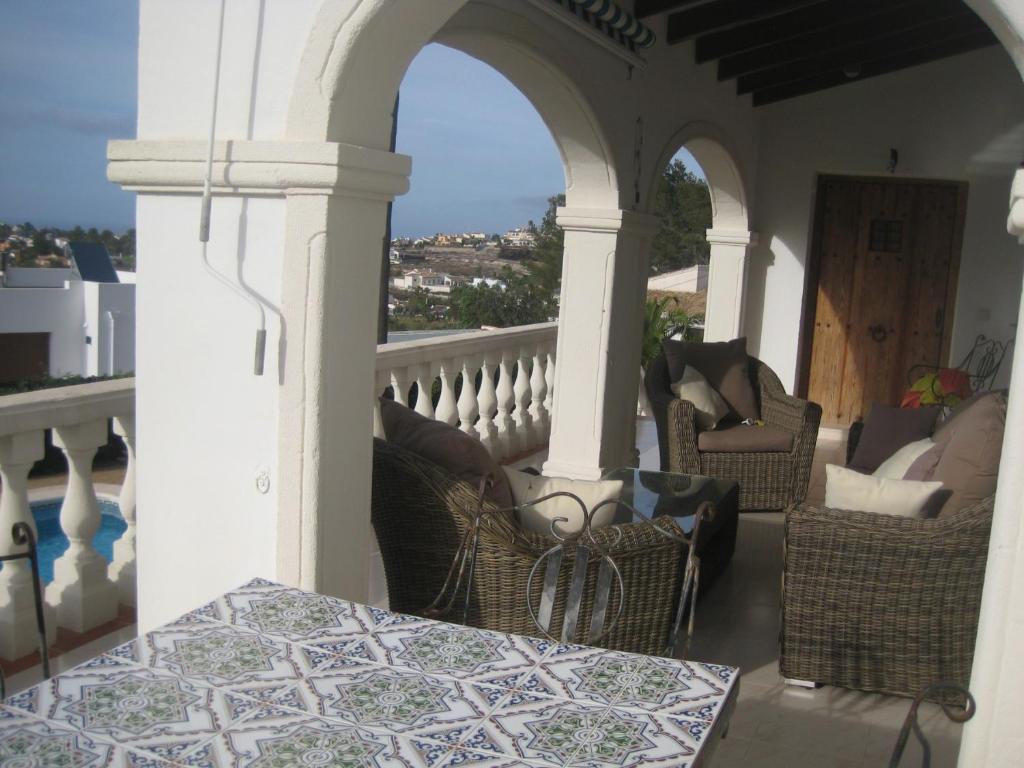 A balcony or terrace at Arp