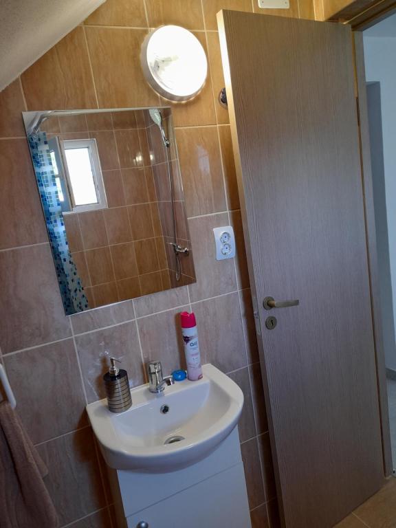 Koupelna v ubytování Casa Alex