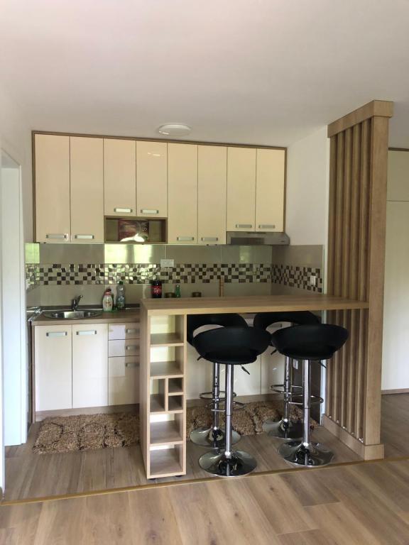 Η κουζίνα ή μικρή κουζίνα στο Apartman Divac