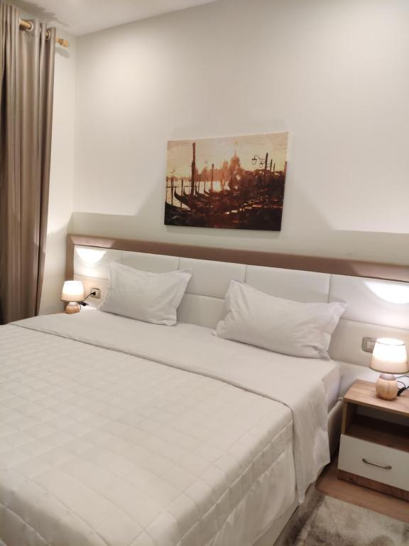 Postel nebo postele na pokoji v ubytování Hotel TREVA