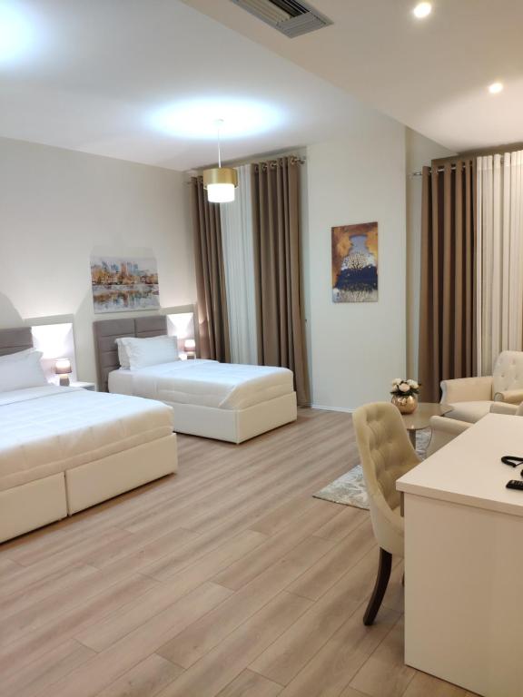 Postel nebo postele na pokoji v ubytování Hotel TREVA
