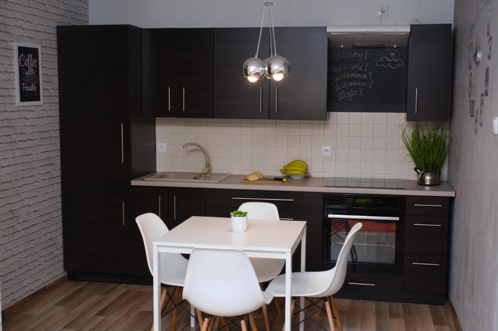 Kuchyňa alebo kuchynka v ubytovaní Apartament Tiffany