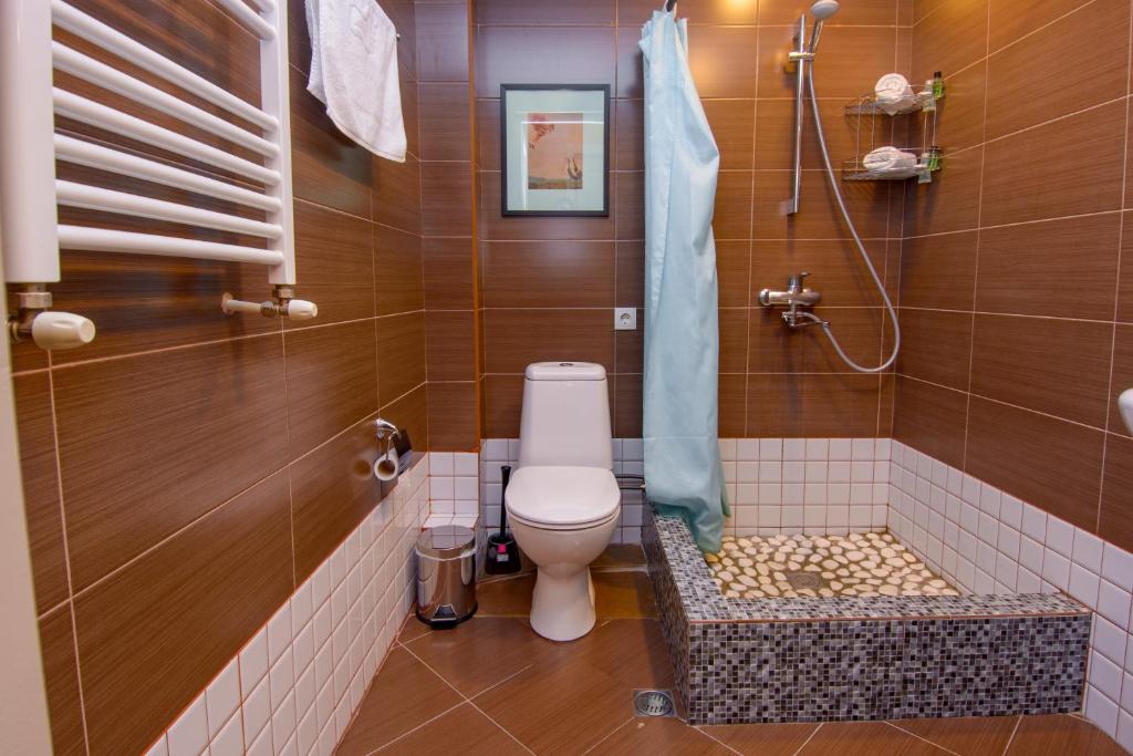 Koupelna v ubytování Kindli Boutique Hotel