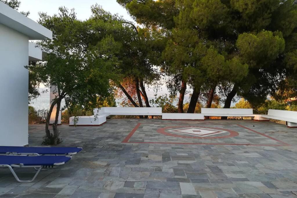 Fotografie z fotogalerie ubytování Pine tree beachfront villa v destinaci Dhrosiá