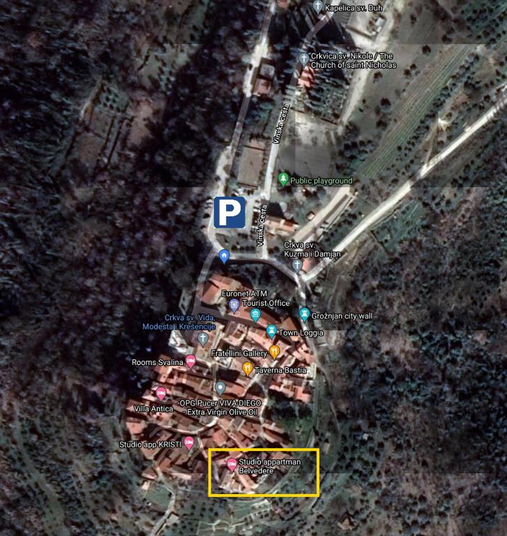 Fotografie z fotogalerie ubytování Studio Apartment Belvedere v destinaci Grožnjan