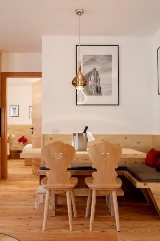 Χώρος καθιστικού στο Chalet del Capriolo
