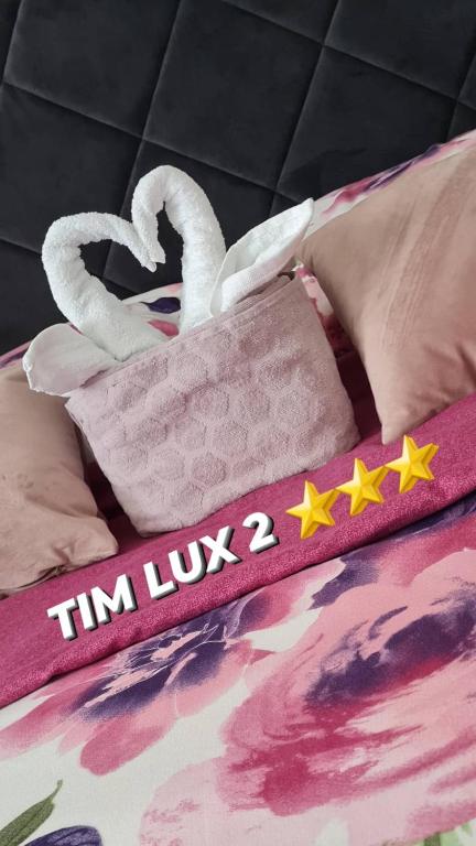Postel nebo postele na pokoji v ubytování Apartman TIM LUX 2