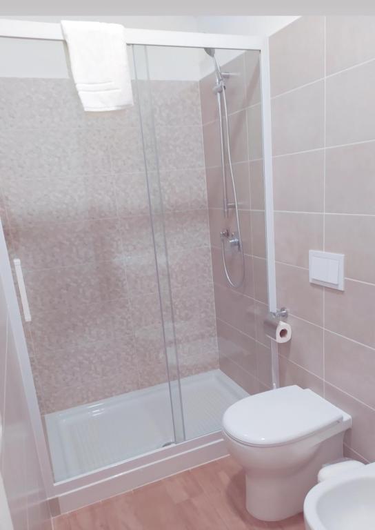 Koupelna v ubytování Residence La Perla Marzamemi