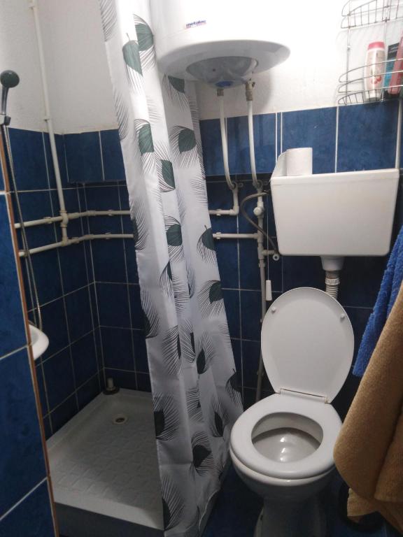 Koupelna v ubytování Snezana home