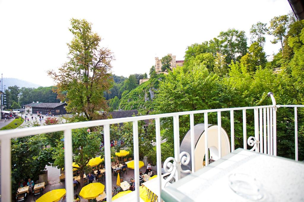 Balkón nebo terasa v ubytování Hotel Müller