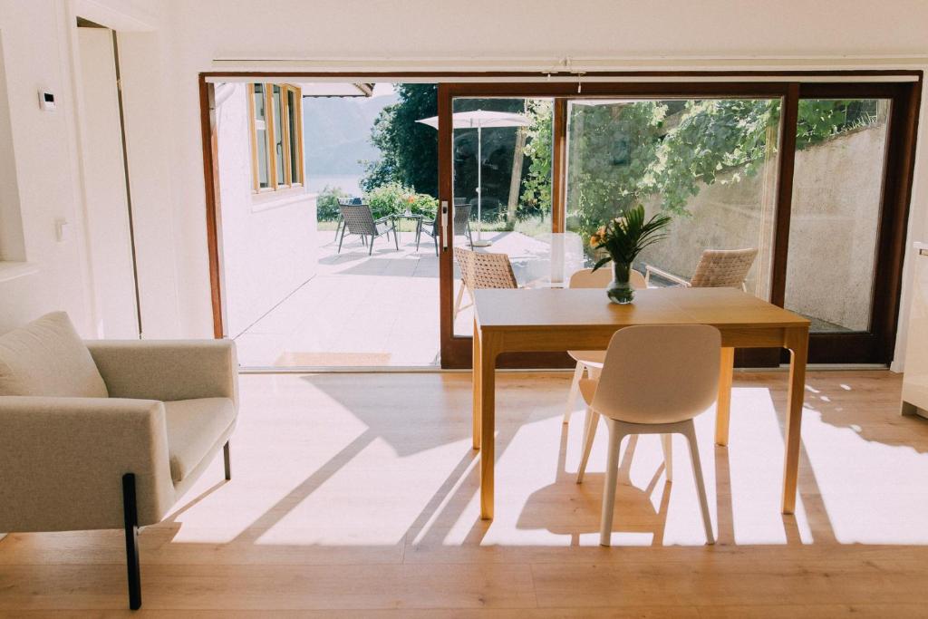 Posezení v ubytování Bacherlhaus