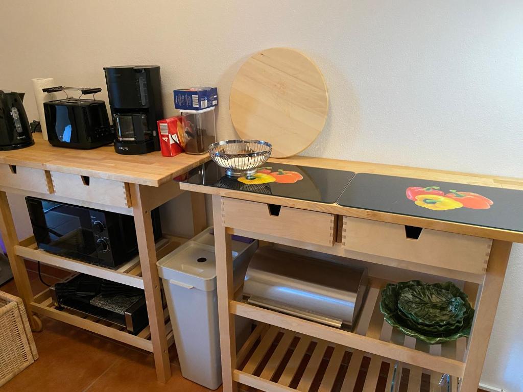 Kuchyňa alebo kuchynka v ubytovaní Modernes Alpenapartment mit Sauna Wintergarten und Pool