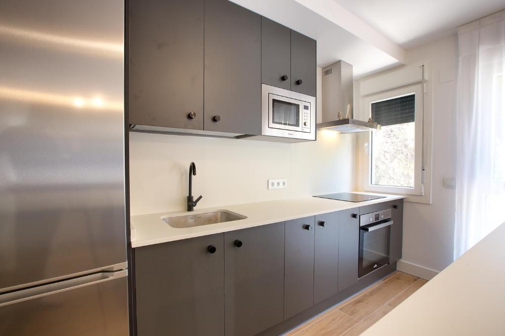 A kitchen or kitchenette at CUENCALOFT EN SANTA TERESA