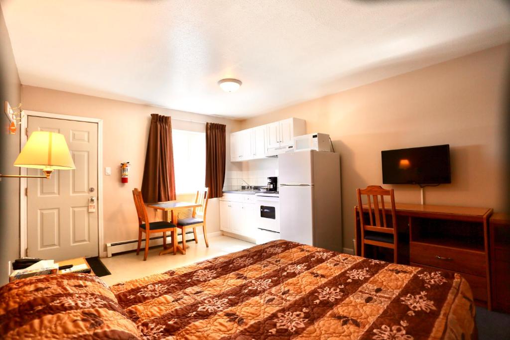 Kuchyň nebo kuchyňský kout v ubytování Blue Bell Inn