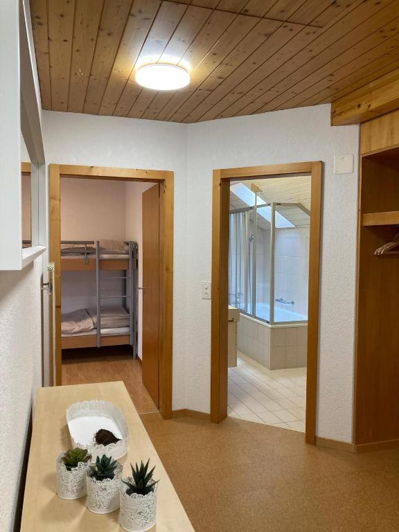 Postel nebo postele na pokoji v ubytování Ferienwohnung Chirchgass