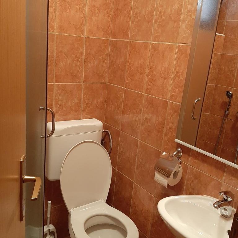 Koupelna v ubytování Rooms Marijanović Plitvice