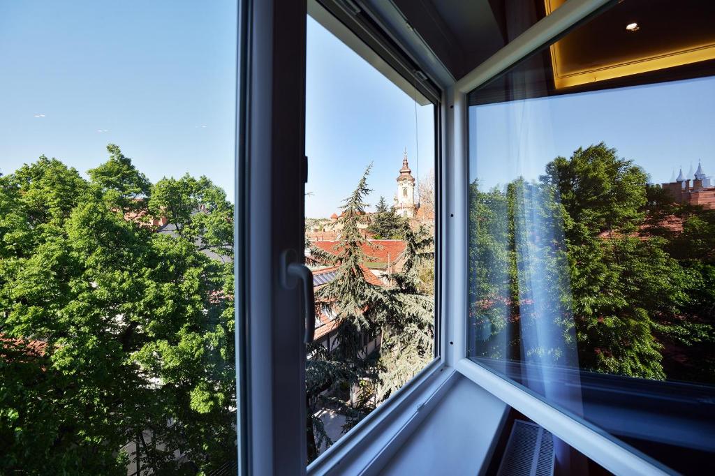 Balkón nebo terasa v ubytování NETTA APARTMAN
