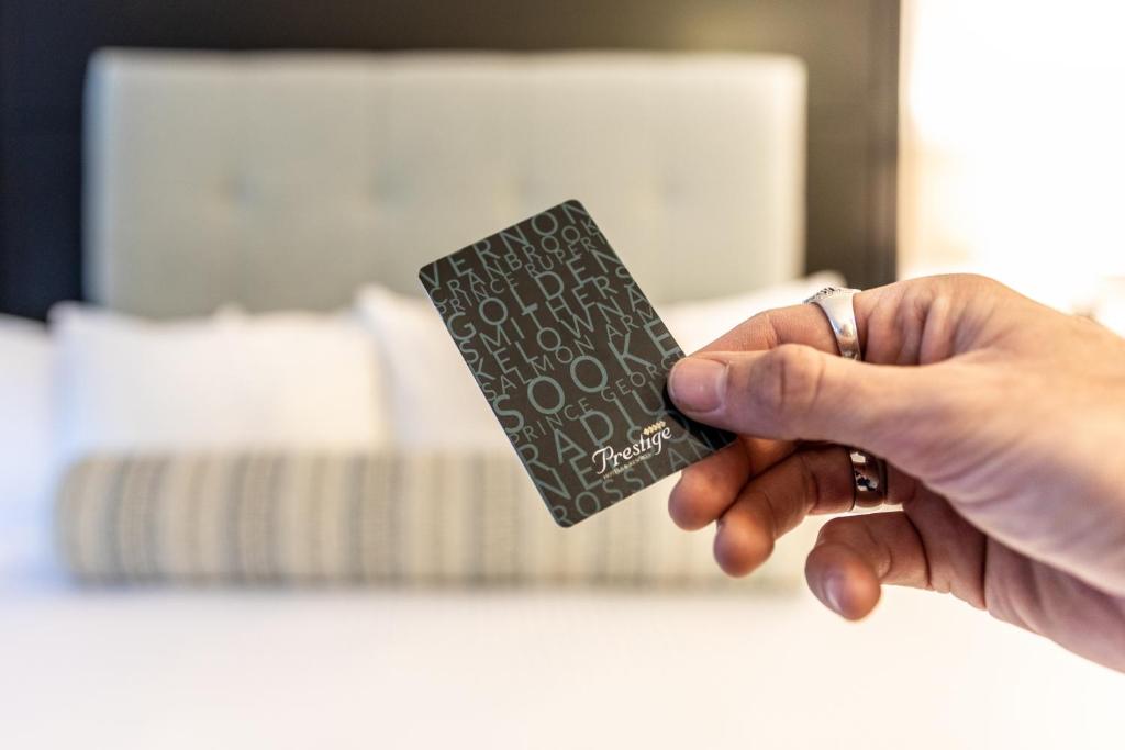 Postel nebo postele na pokoji v ubytování Prestige Inn Nelson